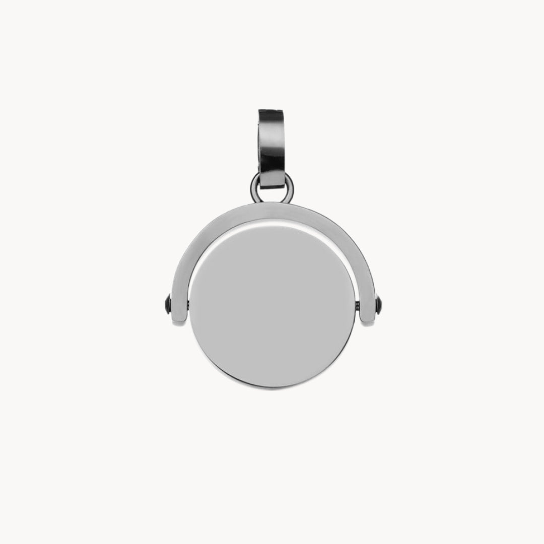 Spin Engravable Pendant, Silver