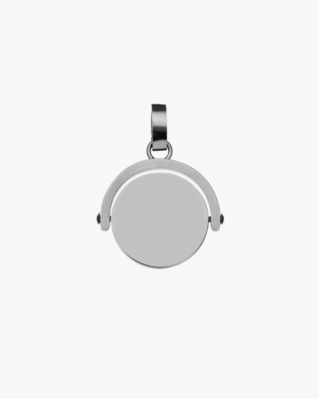 Spin Engravable Pendant, Silver