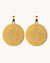 Six Pence Munita Earring Pendants, Gold