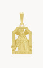 St Francis Pendant, Gold