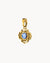 December Birthstone Uniqueness Blossom Pendant, Gold