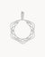 Ta’ Pinu Rose Window Halo Pendant, Silver