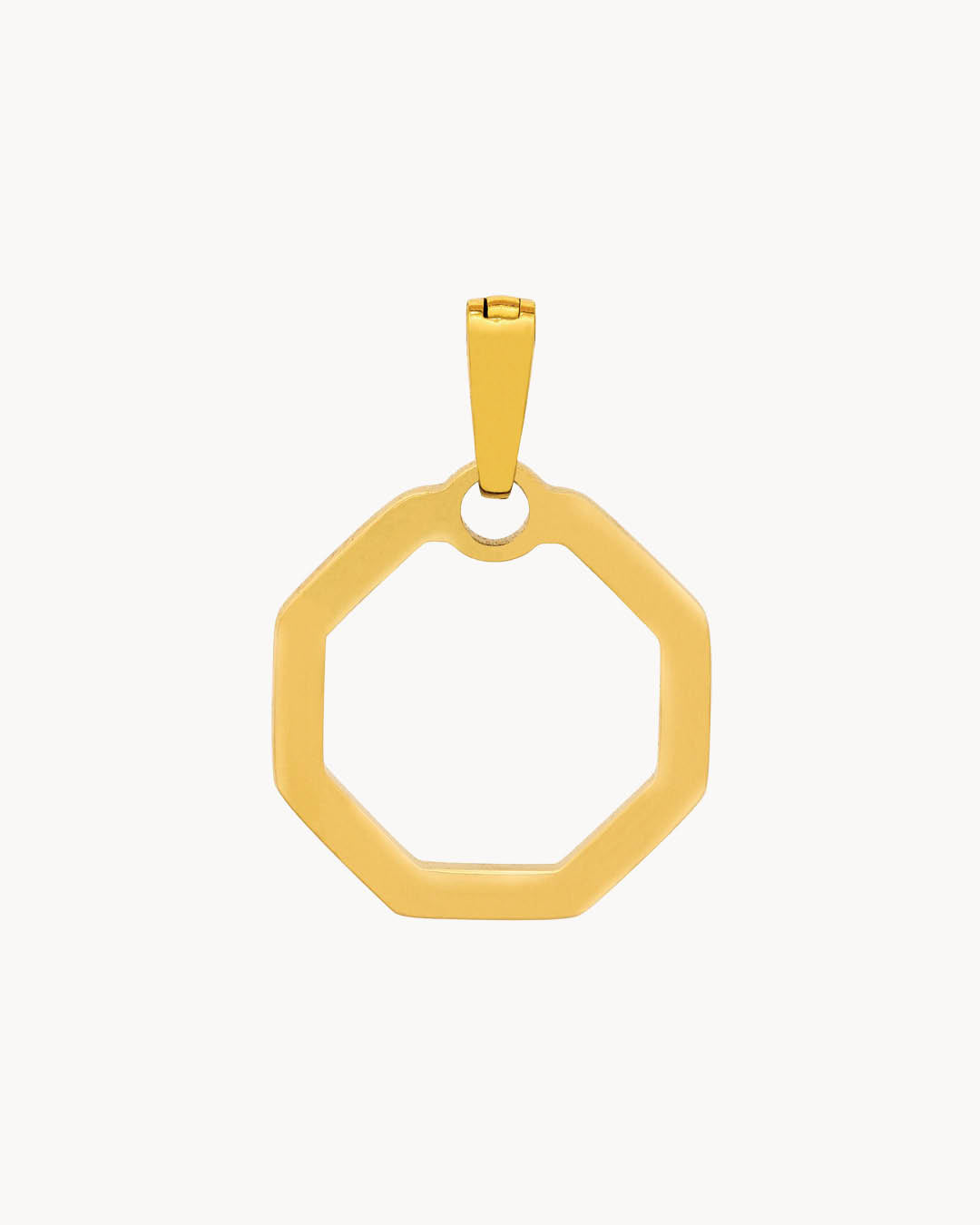 Octagon Ħabbata Pendant, Gold