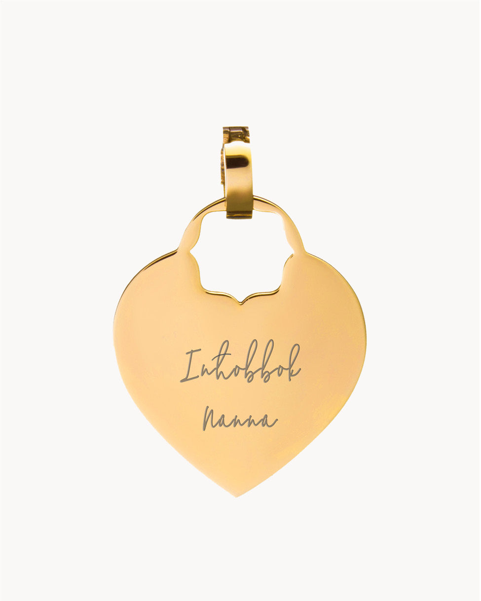 Mother's Day Heart Engravable, Gold