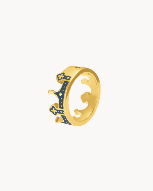 Crown Mini Twist Ring, Χρυσό