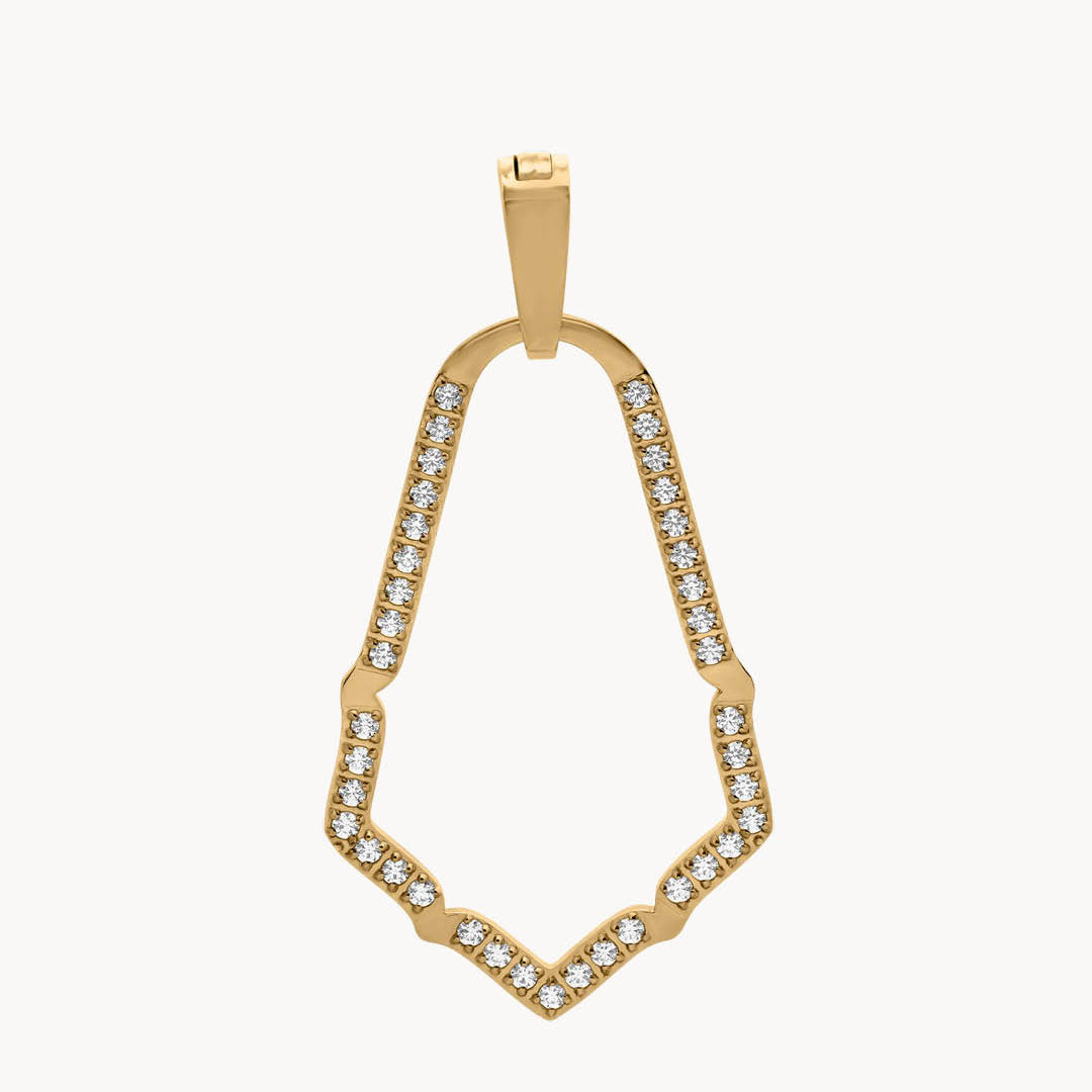 Starlight Logo Halo Pendant, Gold