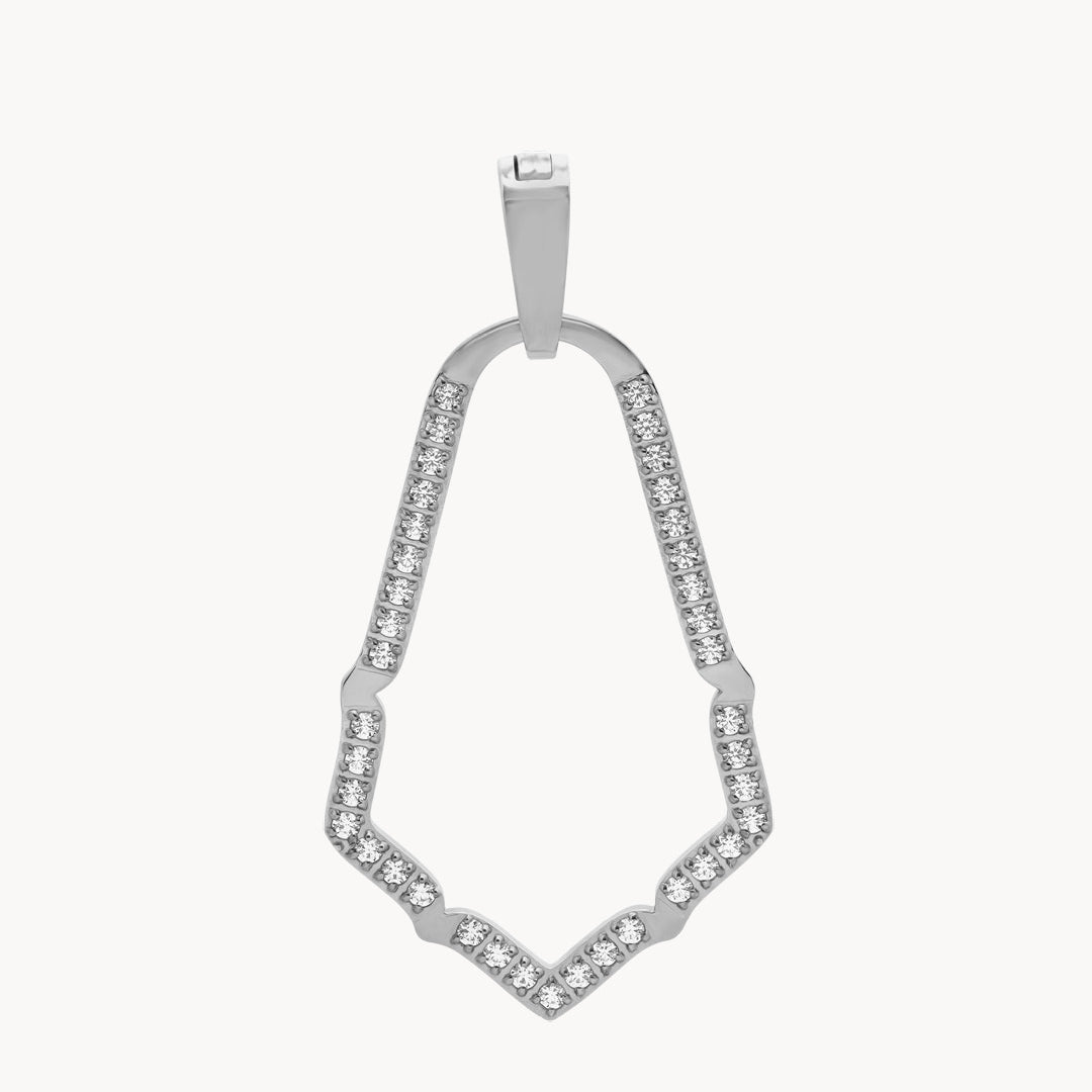 Starlight Logo Halo Pendant, Silver