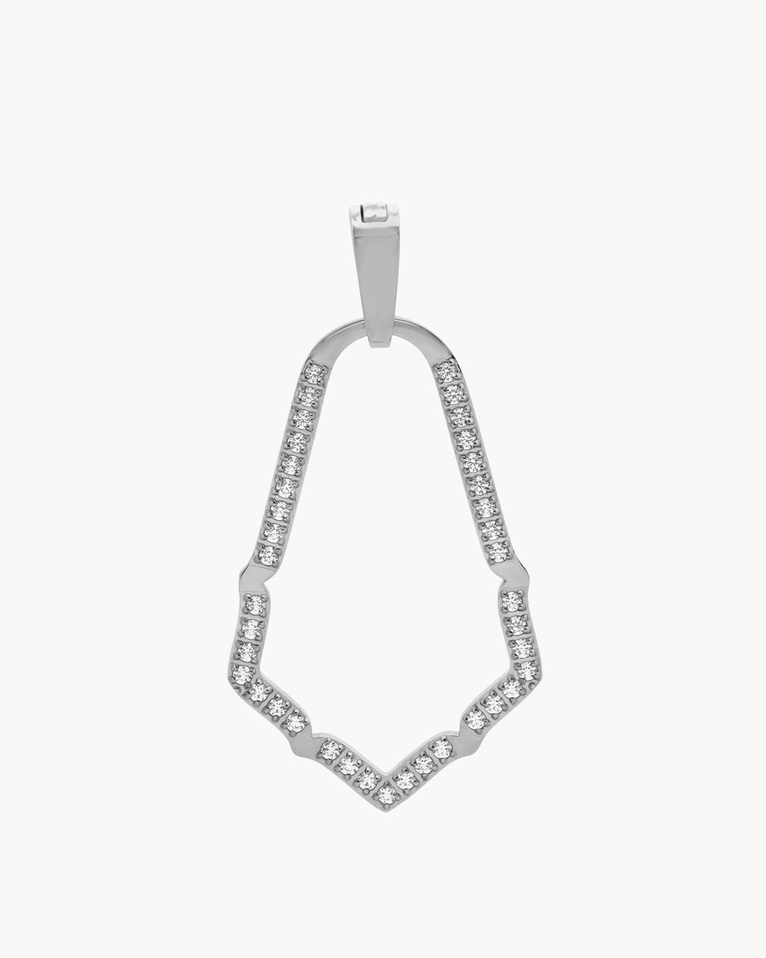 Starlight Logo Halo Pendant, Silver