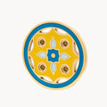 Palazzo Maduma Twist Coin, Gold
