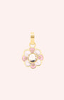 Confirmation Pink Water Lily Pendant, Gold
