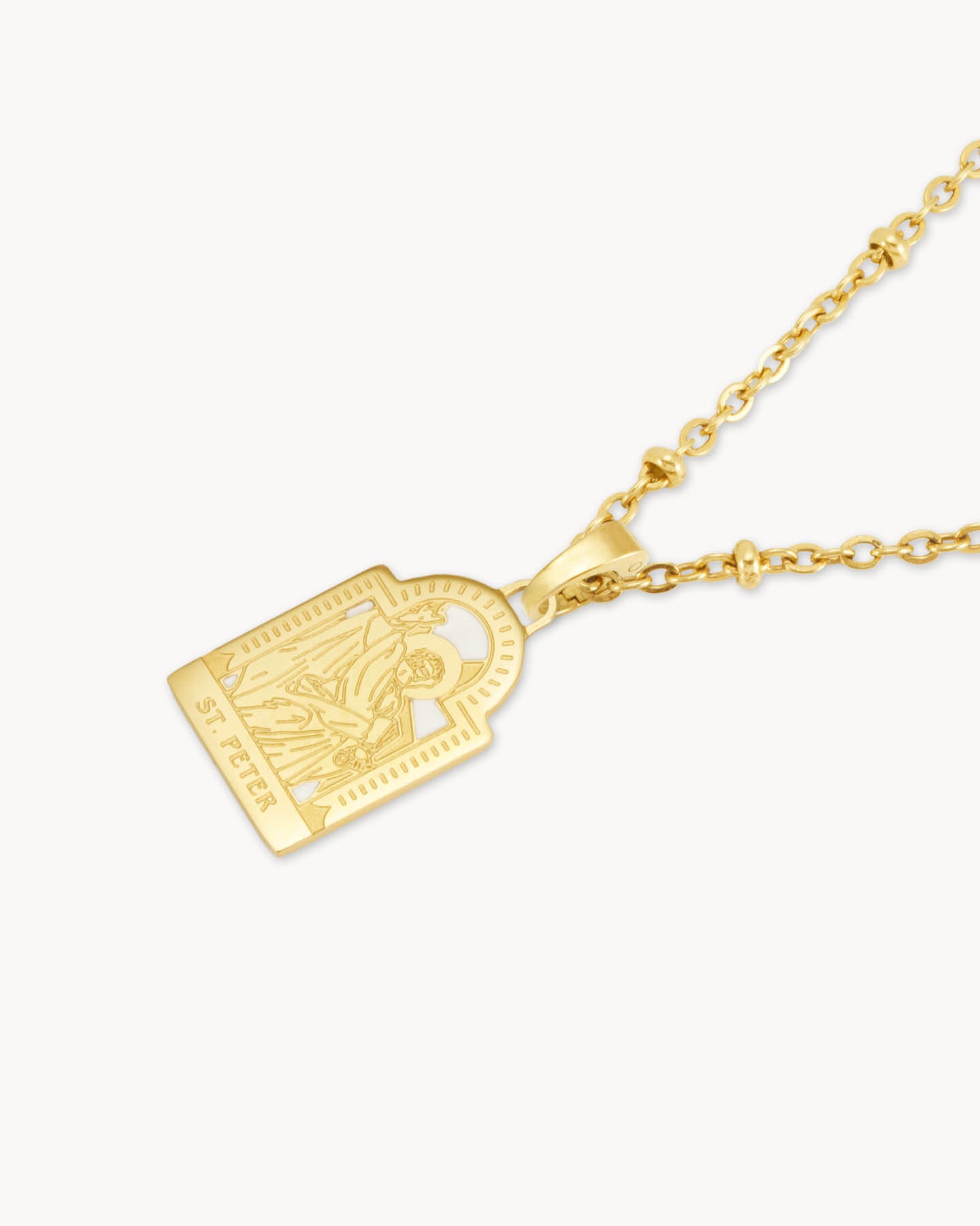 Conjunto de collar de San Pedro, dorado