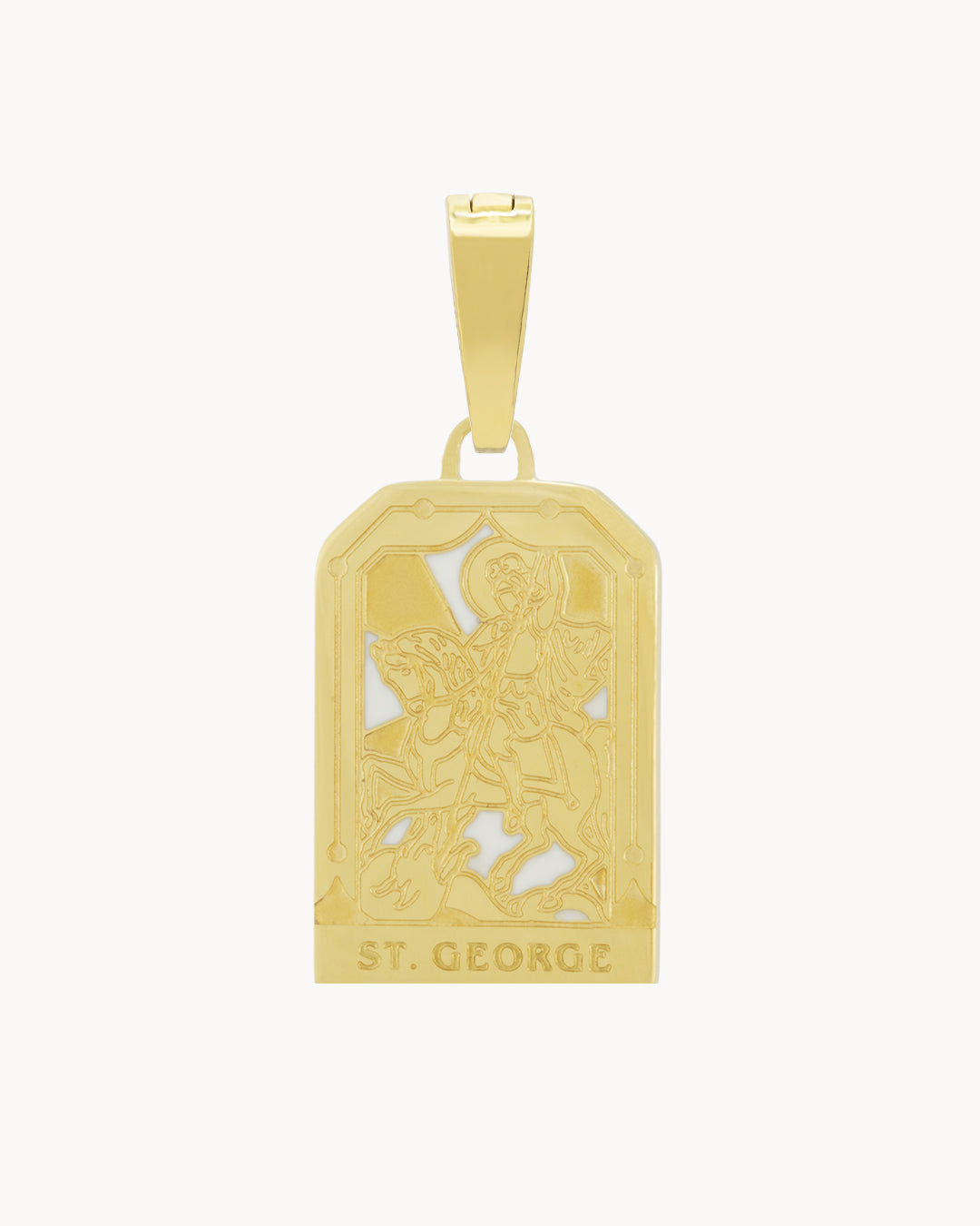 St. George Pendant, Gold