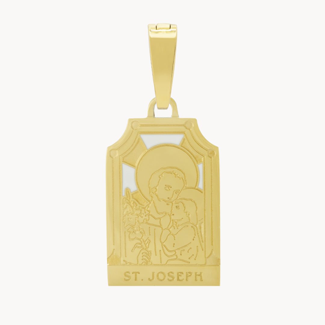 St. Joseph Pendant, Gold