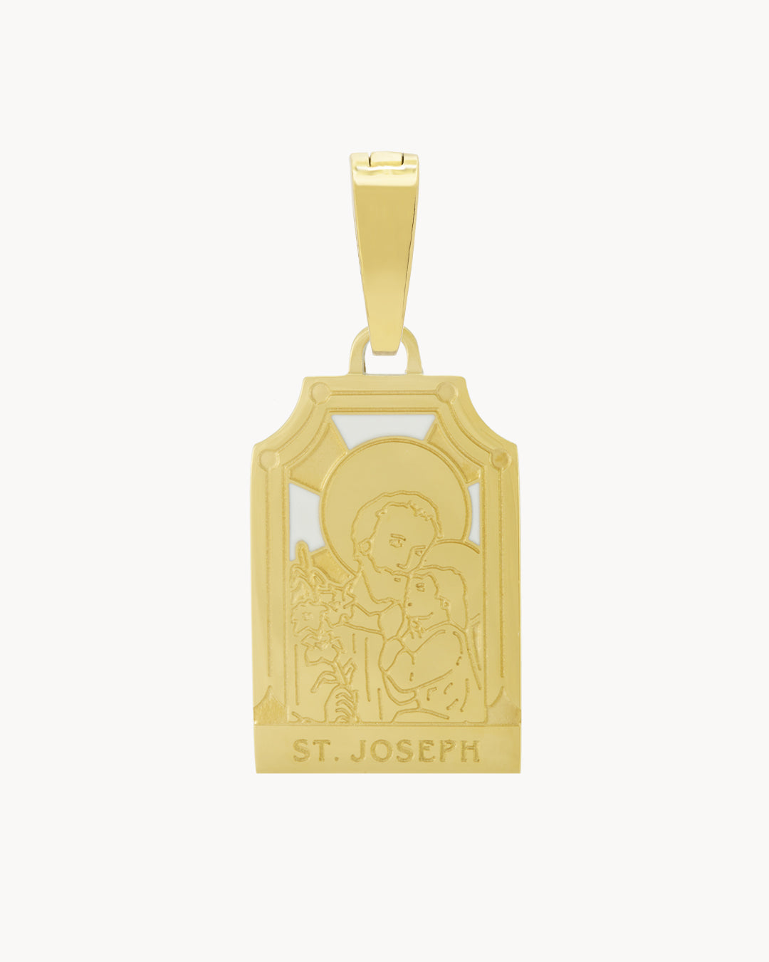 St. Joseph Pendant, Gold