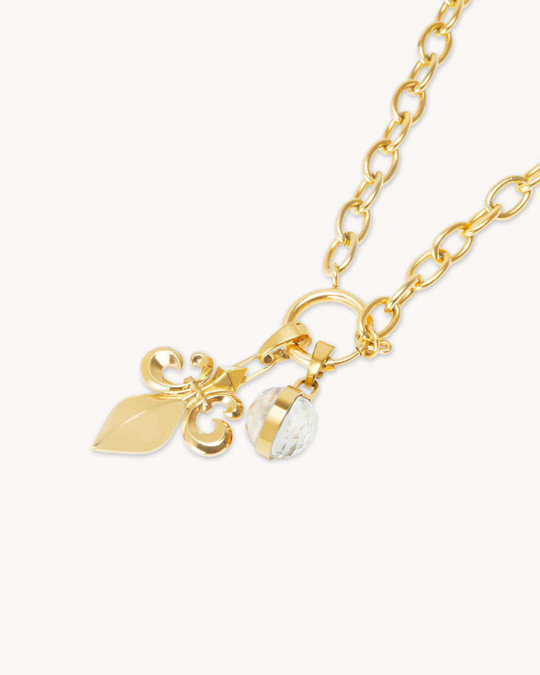   Birthday Fleur-de-Lis Little Moments Necklace Set, Gold