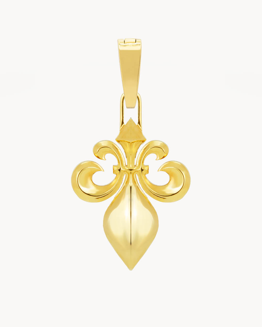 Fleur-de-Lis Pendant, Gold