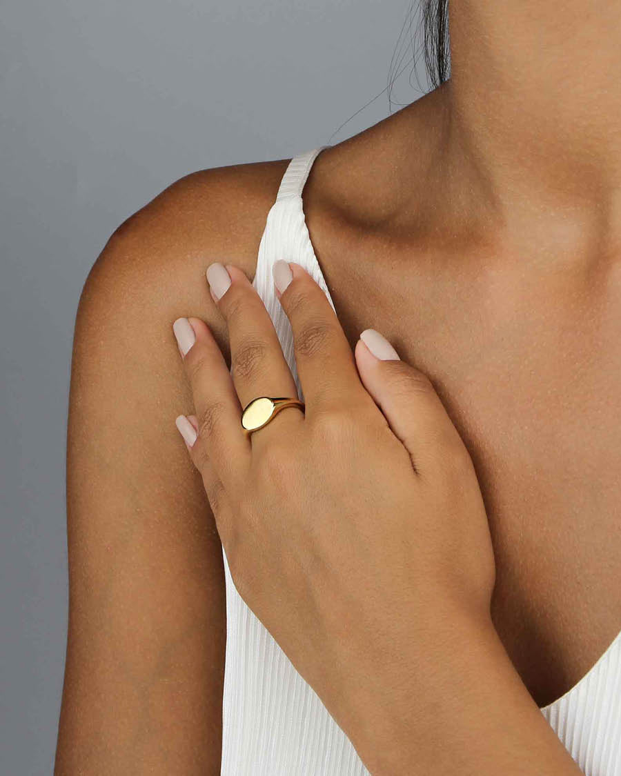 Signet Munita Engravable Ring