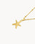 Radiant Starfish Necklace Set, Gold