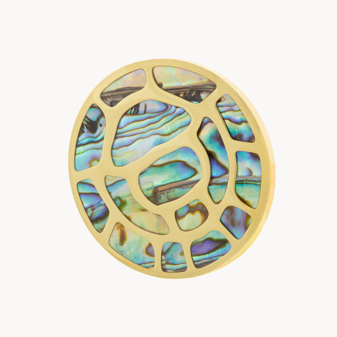 Fearlessness Turtle Twist Coin, Gold