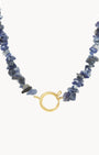 Positivity Stone Sodalite Mvintage Charm Chain, Gold