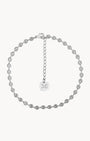Lucky Vibes Anklet, Silver