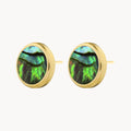 Fearlessness Stud Earrings, Gold