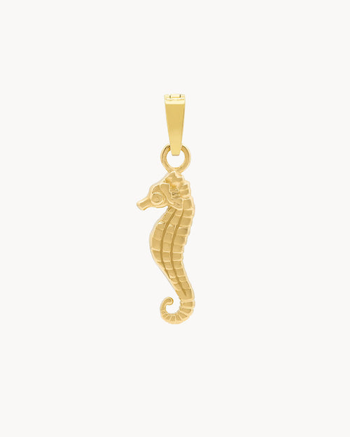Seahorse Power Pendant, Gold
