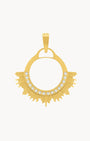 Shine Halo Pendant, Gold