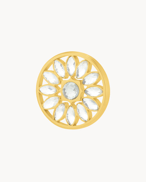 Blossom Hope Twist Coin, Gold