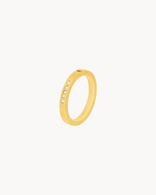 Starlight Mini Twist Ring, Gold