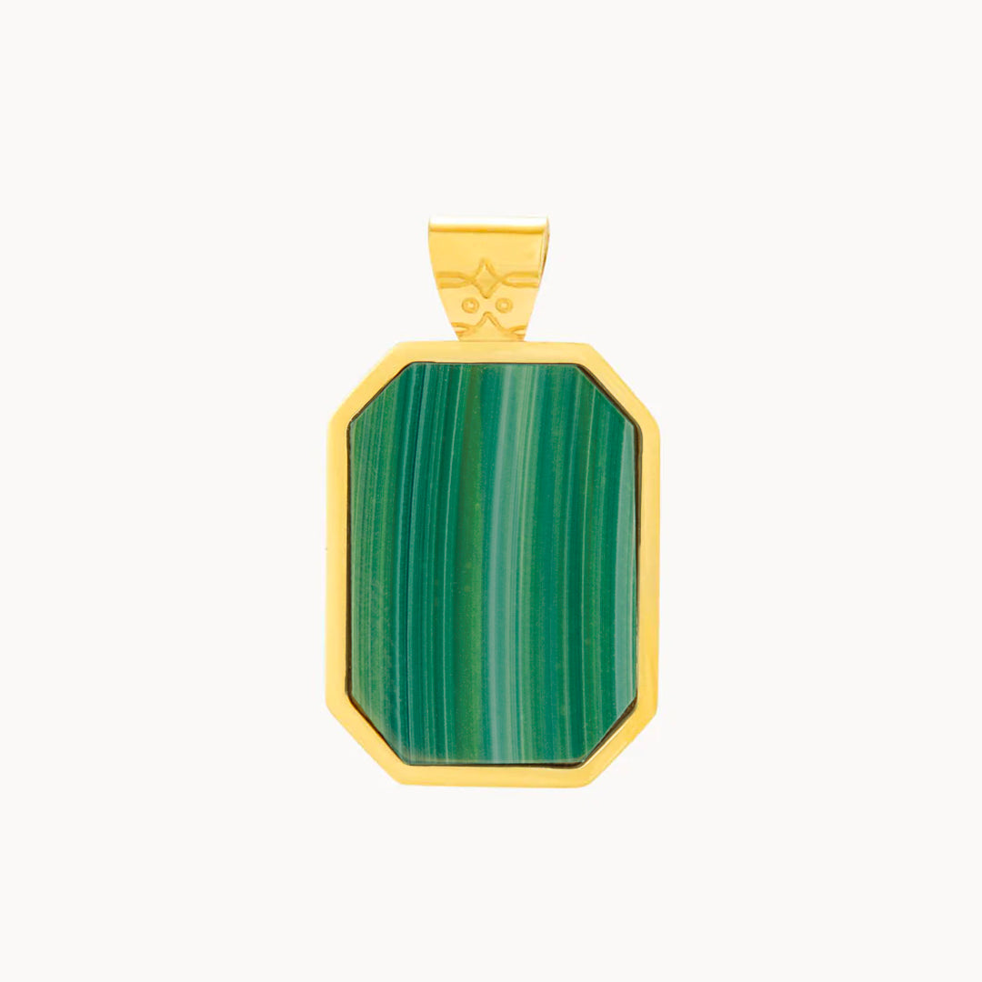 Vitality Octagon Pendant, Gold