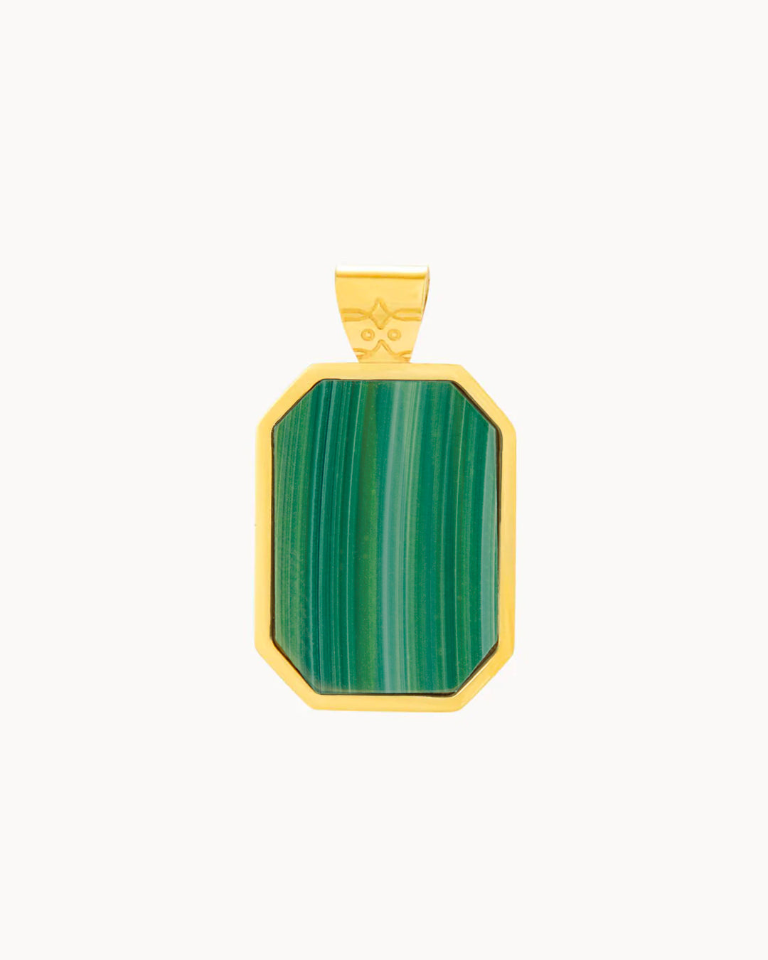 Vitality Octagon Pendant, Gold