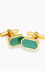 Vitality Cufflinks, Gold