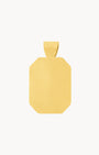 Octagon Engravable Pendant, Gold