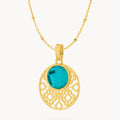 May Bizzilla Signature Birthstone Necklace Set, Gold