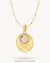 Oktober Bizzilla Signature Birthstone Halsketten-Set, Gold