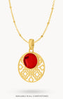 January Bizzilla Signature Birthstone Necklace Set, Gold