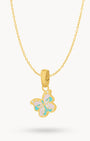 Joy Colourful Butterfly Necklace Set, Gold