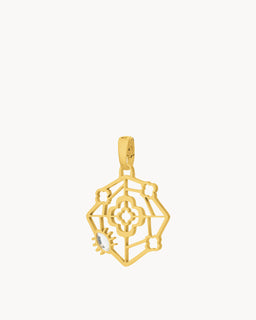 Bizzilla Spider Pendant, Gold