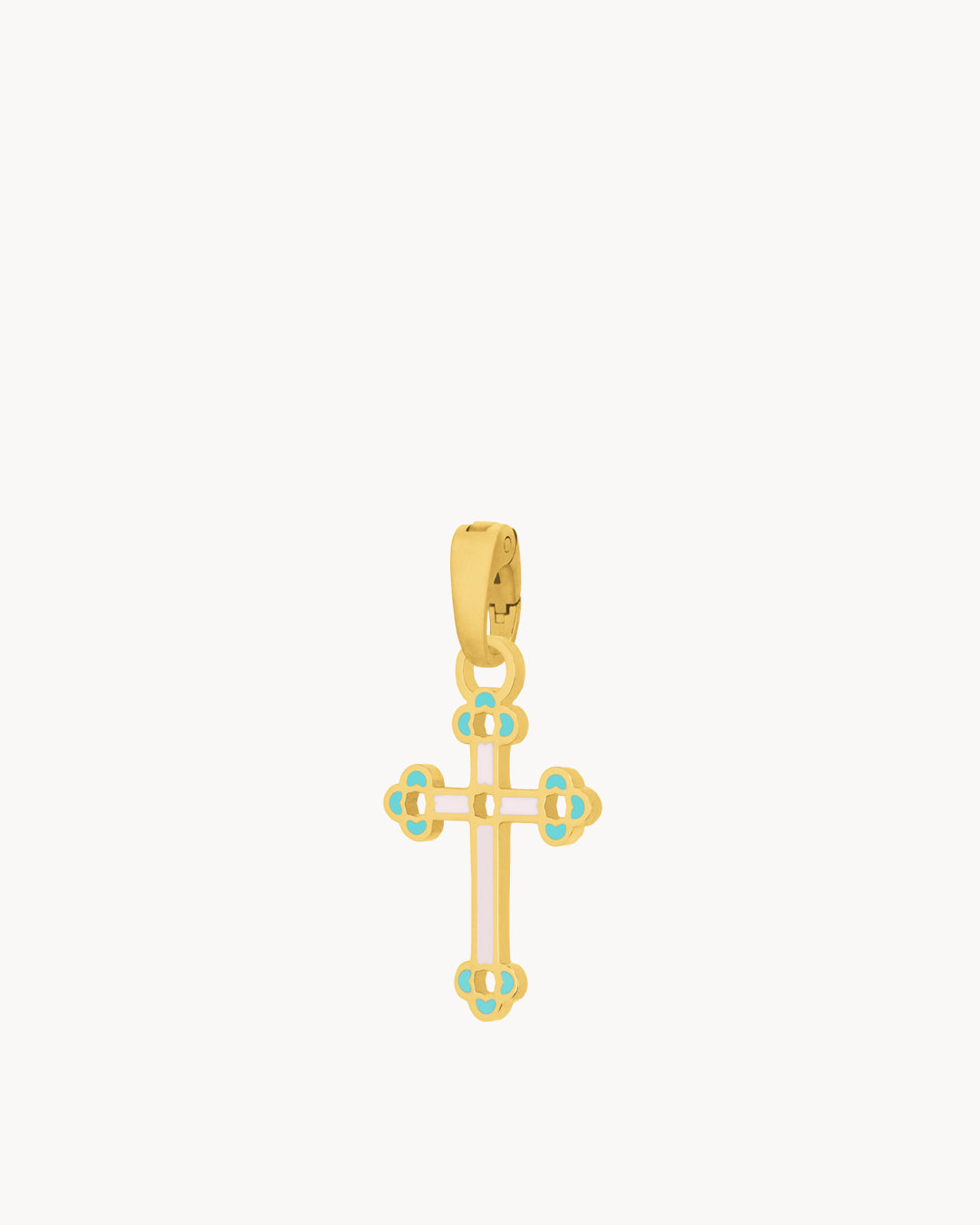 Pink Salib Pendant, Gold
