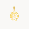 D Siġill Initial Pendant