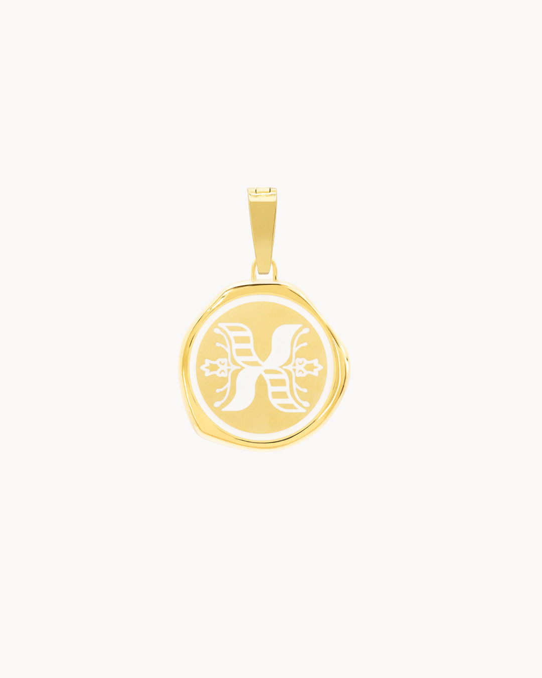 X Siġill Initial Pendant