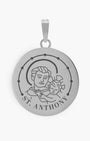 St Anthony Pendant, Silver