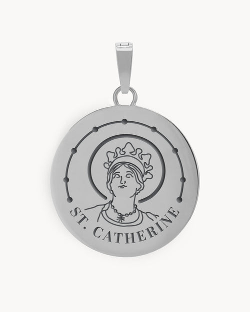 St Catherine Pendant, Silver