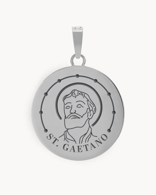 St Gaetano Pendant, Silver