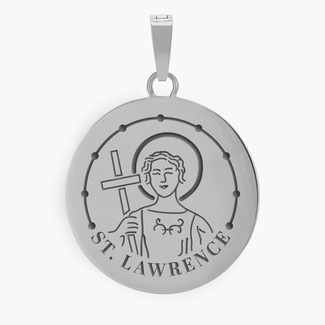 St Lawrence Pendant, Silver
