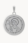 St Lawrence Pendant, Silver