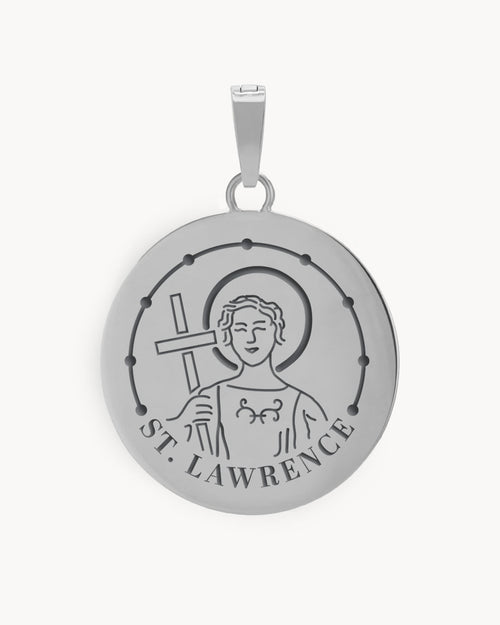 St Lawrence Pendant, Silver