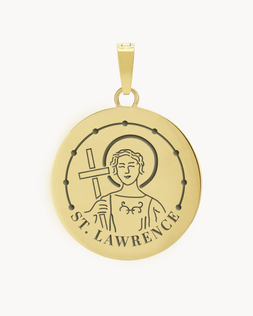 St Lawrence Pendant, Gold