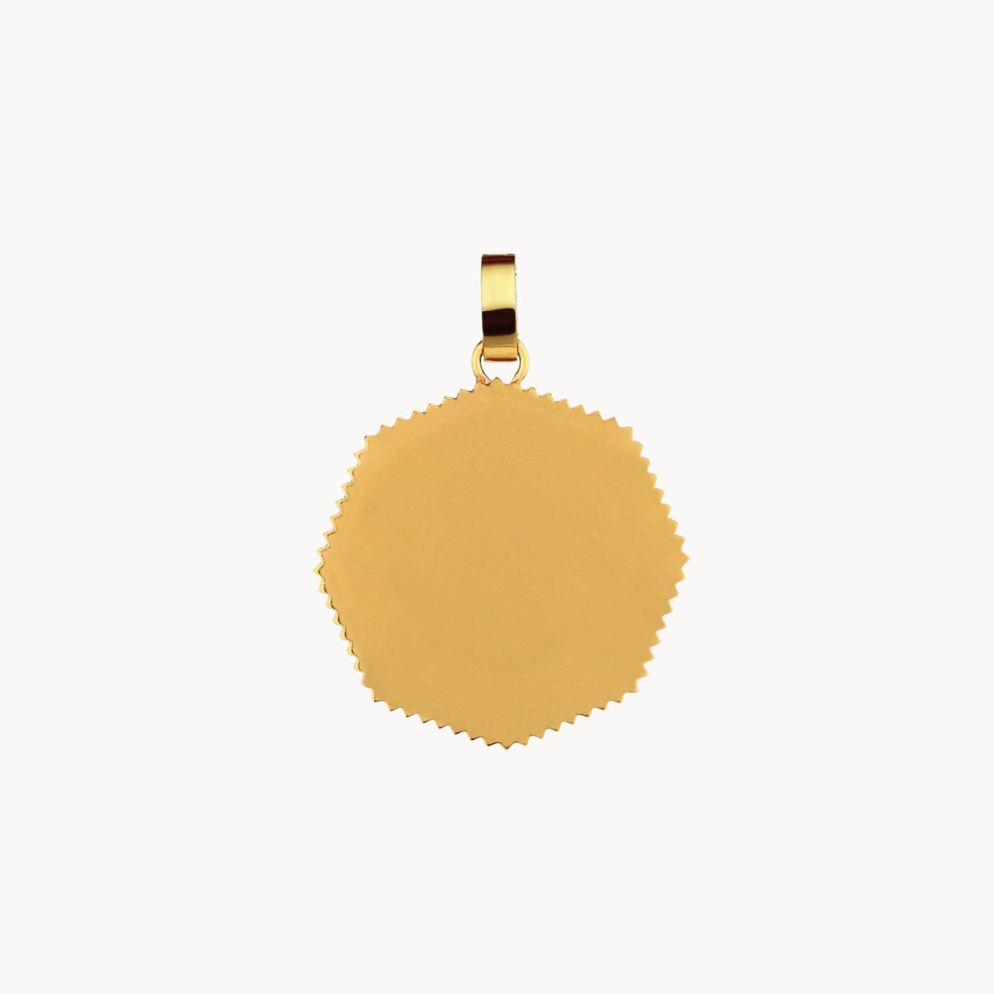 Twenty Five Cents Munita Engravable Pendant, Gold